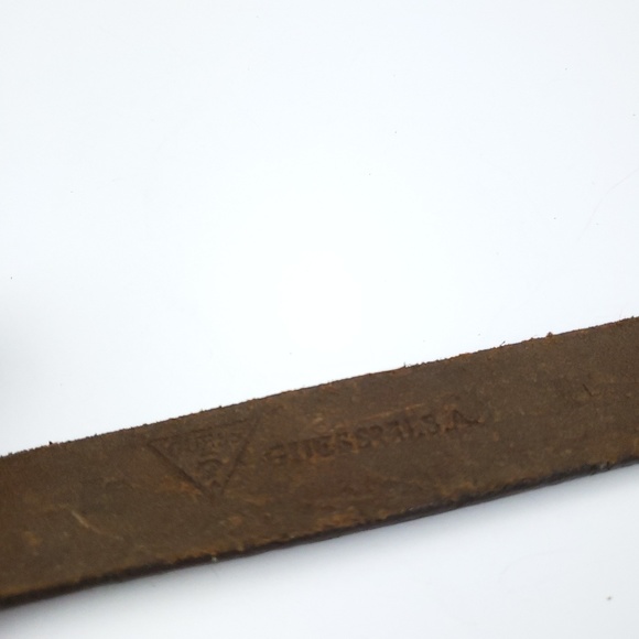 Vintage Guess Jeans Brown Leather Belt size L main image 7